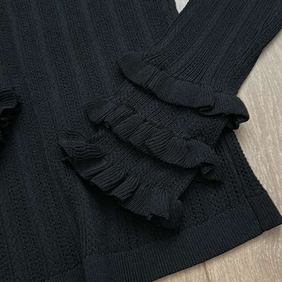 ZARA Ruffled Neck and Cuff - Picture 3 of 4